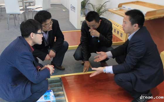 米兰app体育官方入口下载安装集团参加中国（北京）国际供热通风空调、卫生洁具及城建设备与技术展会现场(图8)