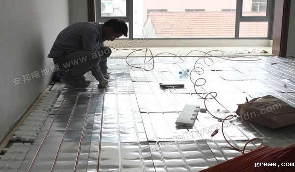 北门粮种厂别墅电地暖模块安装案例(电地暖)