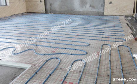 客厅电地暖安装图