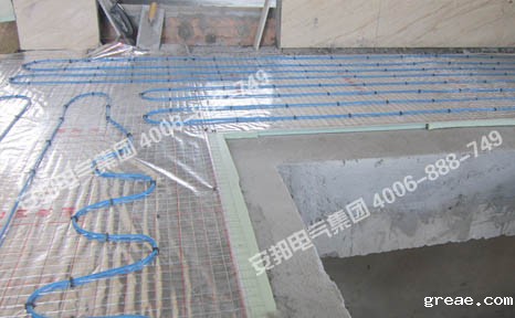 楼梯口电地暖安装图