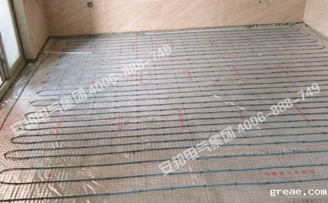 主卧室电地暖安装图